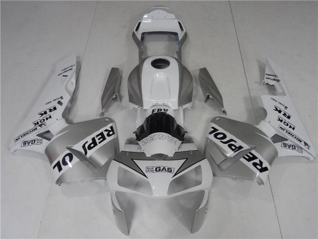 Argent Blanc Noir Repsol Carénages CBR 600 RR 03-04 Argent Blanc Noir Repsol Carénages CBR 600 RR 03-04