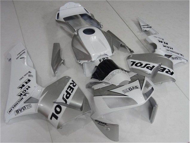 Argent Blanc Noir Repsol Carénages CBR 600 RR 03-04 Argent Blanc Noir Repsol Carénages CBR 600 RR 03-04