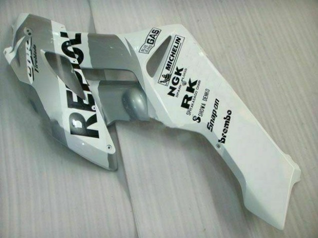 Argent Blanc Repsol Carénage CBR 1000 RR 04-05 Argent Blanc Repsol Carénage CBR 1000 RR 04-05