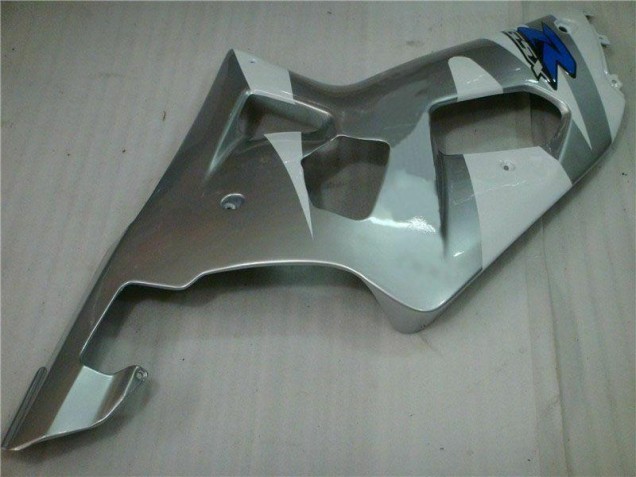 Argent Noir Carénages GSXR 600 / 750 K1 K2 K3 01-03 Argent Noir Carénages GSXR 600 / 750 K1 K2 K3 01-03
