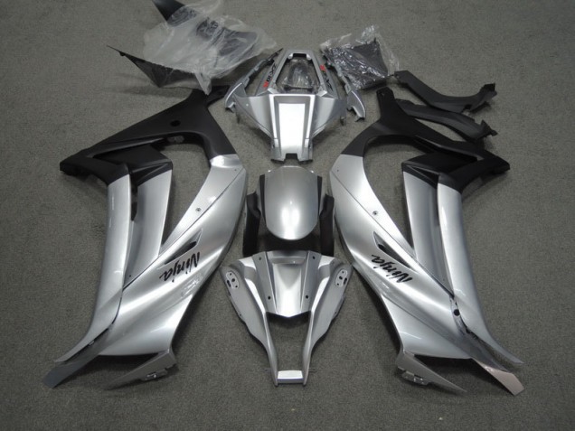 Argent Noir Ninja Carénage ZX10R 11-15 Argent Noir Ninja Carénage ZX10R 11-15
