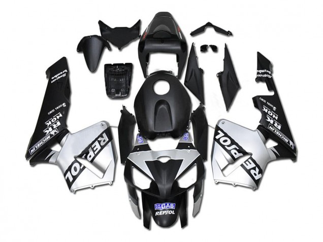 Argent Repsol Noir Carénage CBR 600 RR 05-06 Argent Repsol Noir Carénage CBR 600 RR 05-06