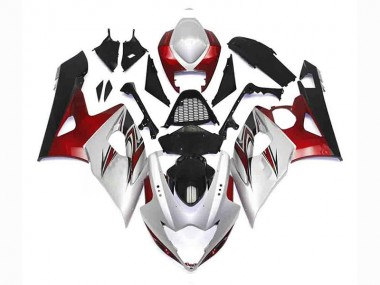 Argent Rouge Noir Carénage GSXR 1000 K5 05-06