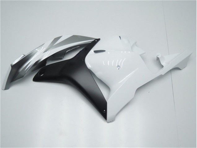 Blanc Argent Noir Carénage CBR 600 RR 09-12 Blanc Argent Noir Carénage CBR 600 RR 09-12