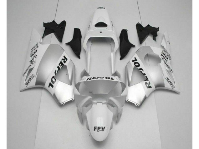 Blanc Argent Noir Repsol Carénage CBR 900 RR 954RR 02-03 Blanc Argent Noir Repsol Carénage CBR 900 RR 954RR 02-03