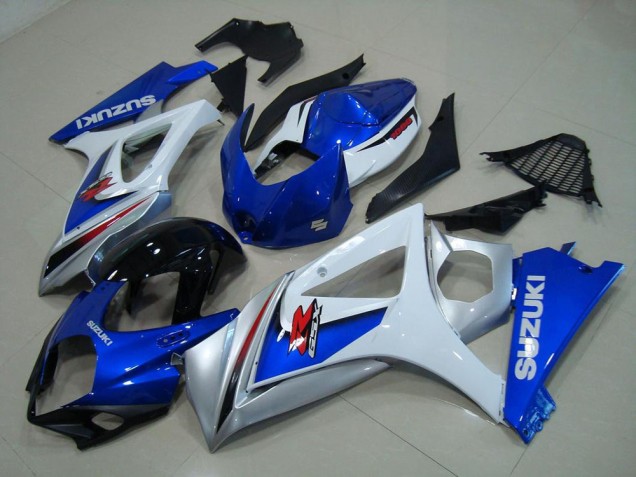 Blanc Bleu Carénage GSXR 1000 K7 07-08 Blanc Bleu Carénage GSXR 1000 K7 07-08