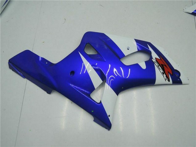 Blanc Bleu Carénage GSXR 600 / 750 K1 K2 K3 01-03 Blanc Bleu Carénage GSXR 600 / 750 K1 K2 K3 01-03