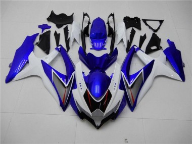 Blanc Bleu Carénage GSXR 600 / 750 K8 08-10