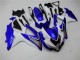 Blanc Bleu Carénage GSXR 600 / 750 K8 08-10 Blanc Bleu Carénage GSXR 600 / 750 K8 08-10