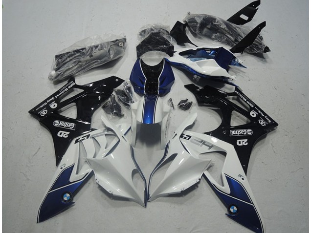Blanc Bleu Carénages S1000RR 09-14 Blanc Bleu Carénages S1000RR 09-14