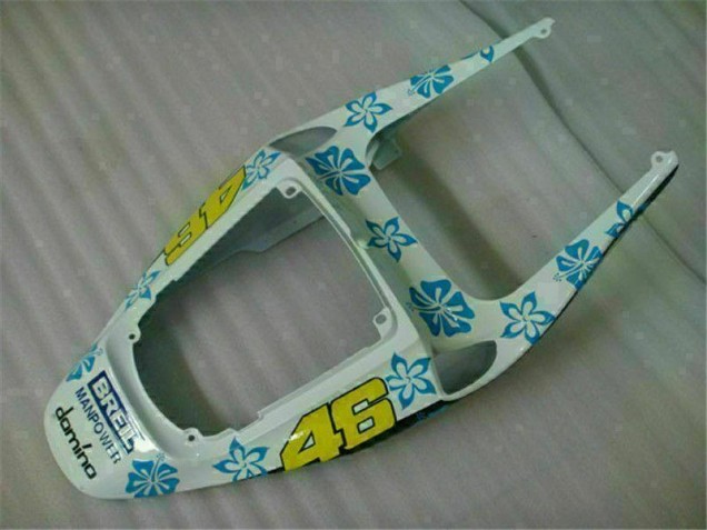 Blanc Bleu Nastro Azzurro 46 Carénages CBR 600 RR 05-06 Blanc Bleu Nastro Azzurro 46 Carénages CBR 600 RR 05-06