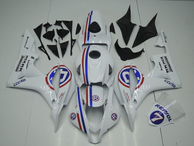 Blanc Carénages CBR 600 RR 07-08 Blanc Carénages CBR 600 RR 07-08