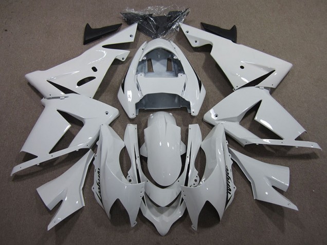 Blanc Ninja Carénage ZX10R 03-05 Blanc Ninja Carénage ZX10R 03-05