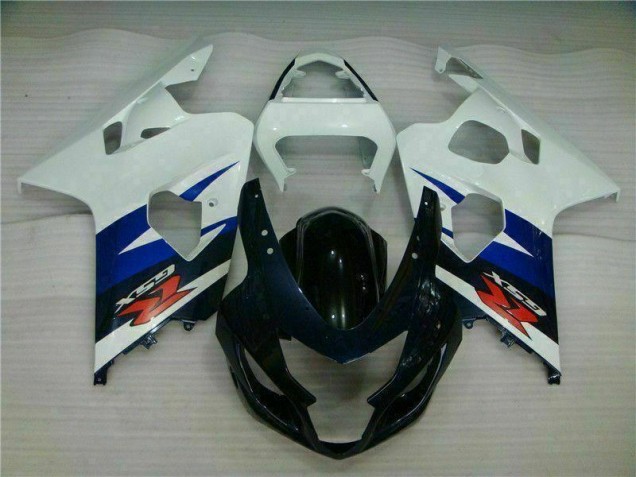 Blanc Noir Carénage GSXR 600 / 750 K4 04-05 Blanc Noir Carénage GSXR 600 / 750 K4 04-05