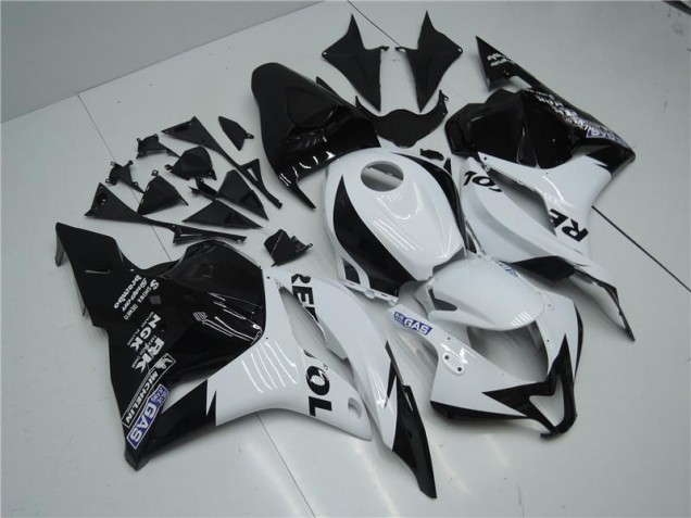 Blanc Noir Carénages CBR 600 RR 09-12 Blanc Noir Carénages CBR 600 RR 09-12