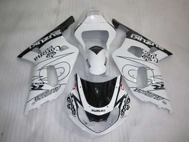 Blanc Noir Corona Extra Carénage GSXR 600 K1 K2 K3 01-03