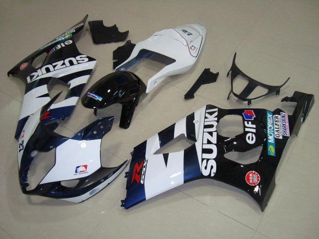 Blanc Noir Elf Carénage GSXR 1000 K3 03-04 Blanc Noir Elf Carénage GSXR 1000 K3 03-04