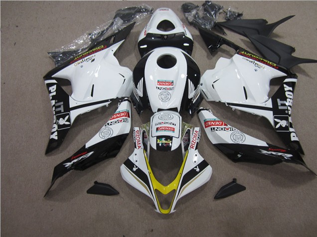 Blanc Noir RIZOMA Carénage CBR 600 RR 09-12 Blanc Noir RIZOMA Carénage CBR 600 RR 09-12