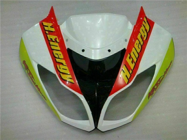 Blanc Rouge H. Énergie Carénage ZX6R 09-12 Blanc Rouge H. Énergie Carénage ZX6R 09-12