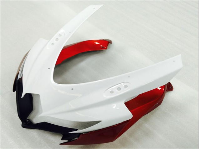 Blanc Rouge Noir Carénage GSXR 600 / 750 K8 08-10 Blanc Rouge Noir Carénage GSXR 600 / 750 K8 08-10
