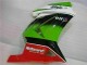 Blanc Vert Noir Ninja Carénage EX250 08-12 Blanc Vert Noir Ninja Carénage EX250 08-12