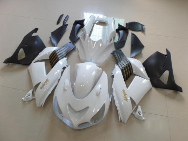 Blanc et Noir Mat Carénage ZX14R ZZR 1400 06-11