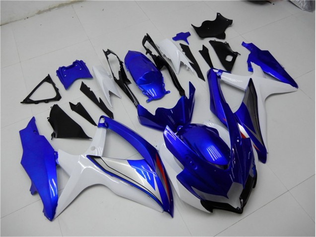 Bleu Blanc Carénage GSXR 600 / 750 K8 08-10 Bleu Blanc Carénage GSXR 600 / 750 K8 08-10