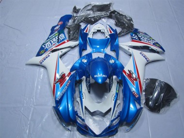 Bleu Blanc Carénage GSXR 600 K11 11-24