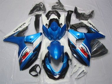 Bleu Blanc Carénages GSXR 1000 K9 09-16