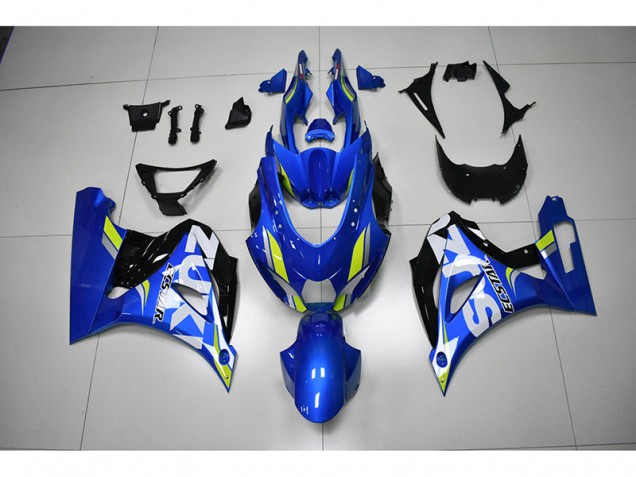 Bleu Blanc Décalque Carénage GSXR 1000 17-23 Bleu Blanc Décalque Carénage GSXR 1000 17-23