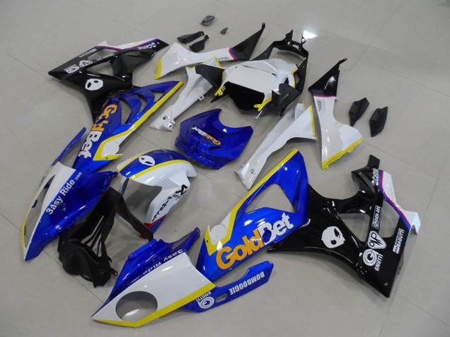 Bleu Blanc GoldBet Carénages S1000RR 09-14 Bleu Blanc GoldBet Carénages S1000RR 09-14