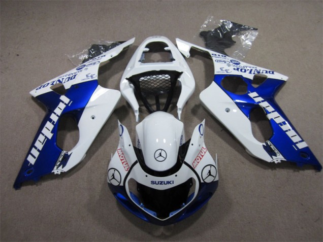 Bleu Blanc Jordan Motul Carénage GSXR 1000 K1 00-02 Bleu Blanc Jordan Motul Carénage GSXR 1000 K1 00-02