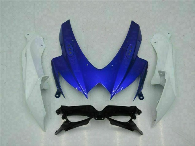 Bleu Blanc Kit Carénages Complet GSXR 600 / 750 K8 08-10 Bleu Blanc Kit Carénages Complet GSXR 600 / 750 K8 08-10