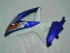 Bleu Blanc Kit Carénages Complet GSXR 600 / 750 K8 08-10 Bleu Blanc Kit Carénages Complet GSXR 600 / 750 K8 08-10