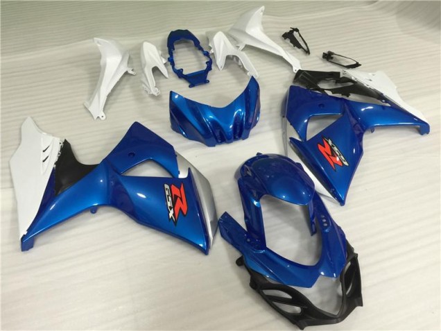Bleu Blanc Kit Carénages & Plastique GSXR 1000 K9 09-16 Bleu Blanc Kit Carénages & Plastique GSXR 1000 K9 09-16
