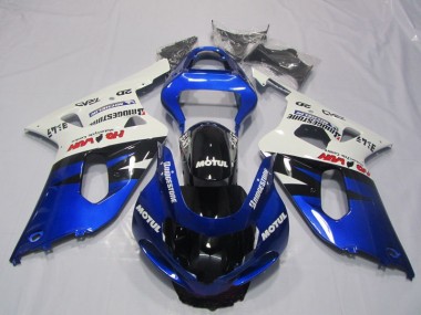 Bleu Blanc Motul Carénage GSXR 600 K1 K2 K3 01-03