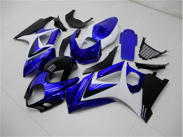 Bleu Blanc Noir Carénage GSXR 1000 K7 07-08 Bleu Blanc Noir Carénage GSXR 1000 K7 07-08