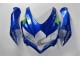 Bleu Blanc Vert Carénage GSXR 600 / 750 K8 08-10 Bleu Blanc Vert Carénage GSXR 600 / 750 K8 08-10
