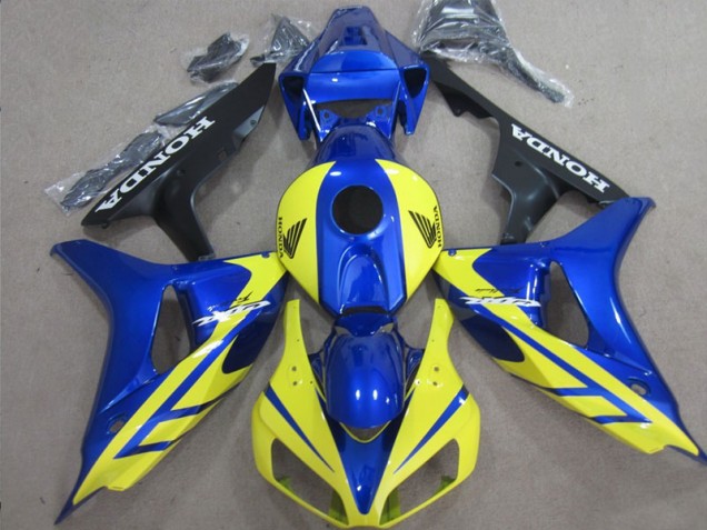 Bleu Jaune Carénages CBR 1000 RR 06-07 Bleu Jaune Carénages CBR 1000 RR 06-07