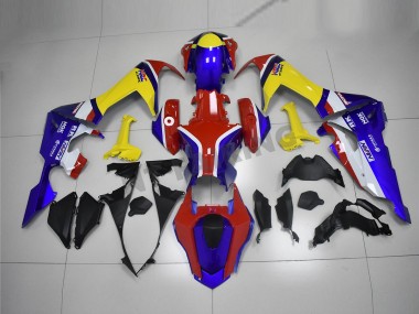 Bleu Jaune Rouge Carénage CBR 1000 RR 17-23