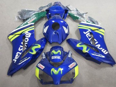 Bleu Movistar Castrol Carénage CBR 1000 RR 04-05