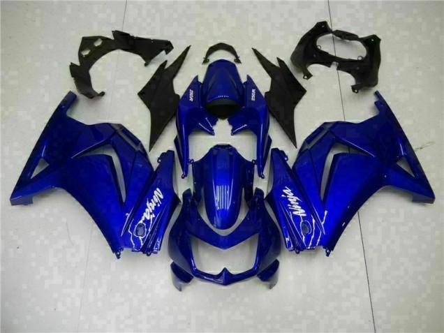 Bleu Noir Blanc Ninja Carénages EX250 08-12 Bleu Noir Blanc Ninja Carénages EX250 08-12