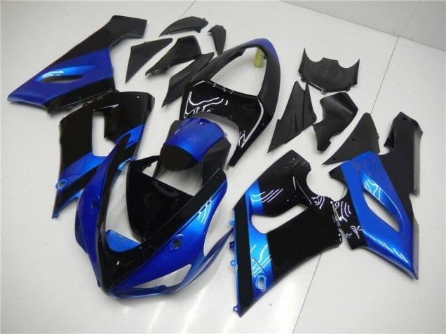 Bleu Noir Carénage ZX6R 05-06 Bleu Noir Carénage ZX6R 05-06