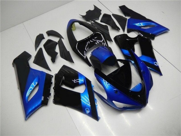 Bleu Noir Carénage ZX6R 05-06 Bleu Noir Carénage ZX6R 05-06