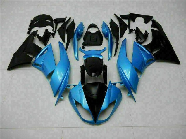 Bleu Noir Carénage ZX6R 09-12 Bleu Noir Carénage ZX6R 09-12