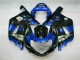 Bleu Noir Carénages GSXR 600 / 750 K1 K2 K3 01-03 Bleu Noir Carénages GSXR 600 / 750 K1 K2 K3 01-03