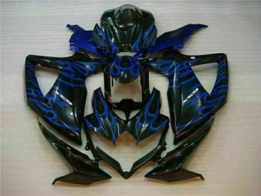 Bleu Noir Carénages GSXR 600 / 750 K8 08-10
