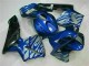 Bleu avec Argent Flamme Carénage CBR 600 RR 03-04 Bleu avec Argent Flamme Carénage CBR 600 RR 03-04