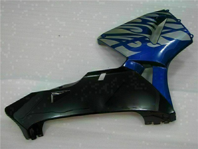 Bleu avec Argent Flamme Carénage CBR 600 RR 03-04 Bleu avec Argent Flamme Carénage CBR 600 RR 03-04