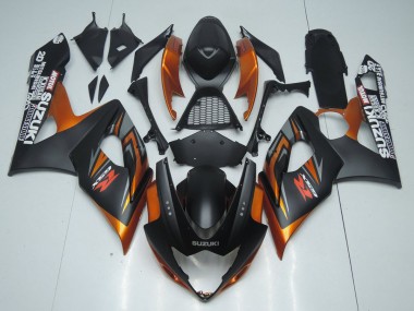 Brun et Noir Mat Carénage GSXR 1000 K5 05-06